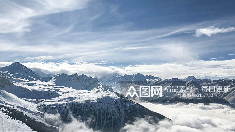 山峰冰雪山川自然风景摄影图片素材