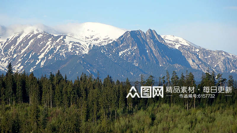 山峰冰雪山川自然风景摄影图片素材