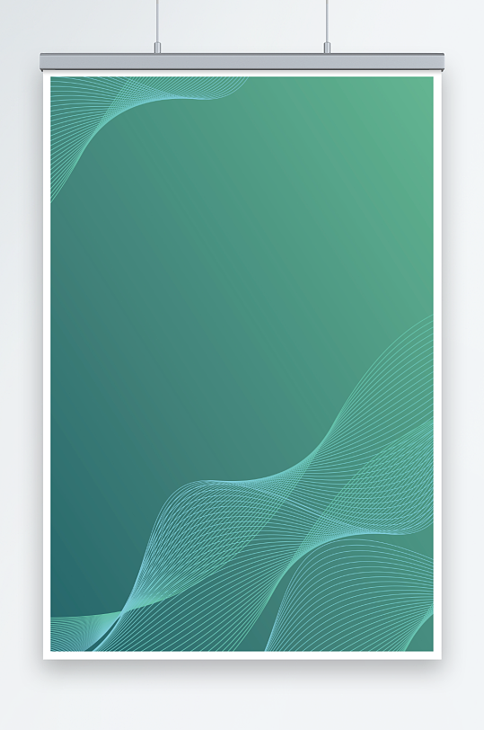 矢量绿色几何科技背景设计素材-众图网