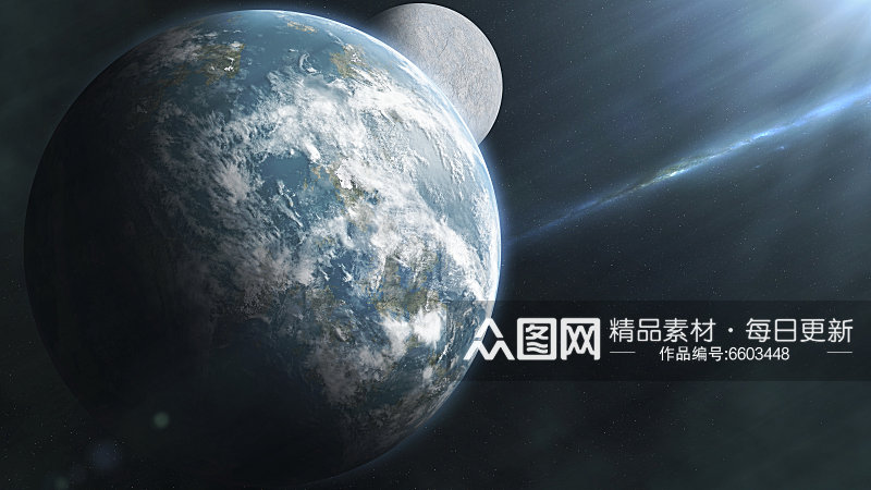 宇宙星空银河高清壁纸摄影图素材