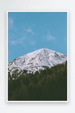 大气冰雪山川风景摄影图片