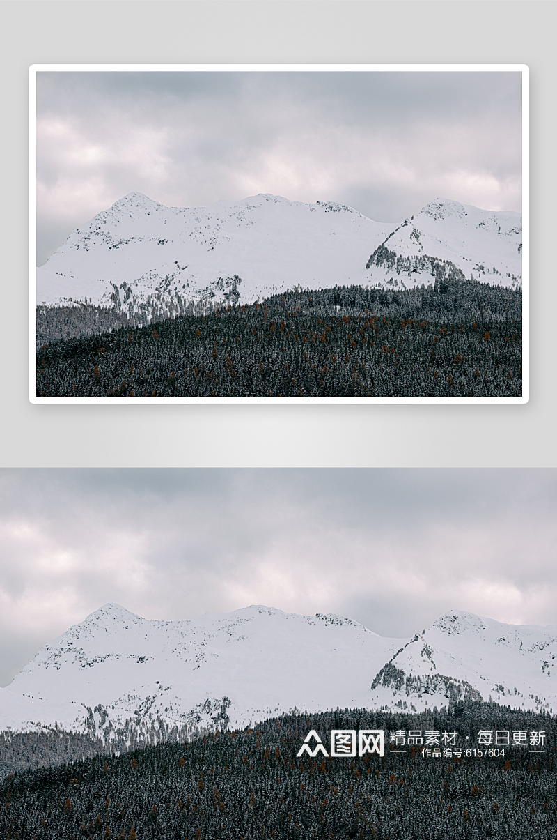 大气冰雪山川风景摄影图片素材