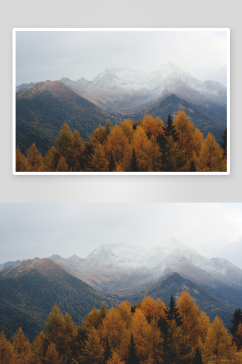 山峰冰雪山川自然风景摄影图片