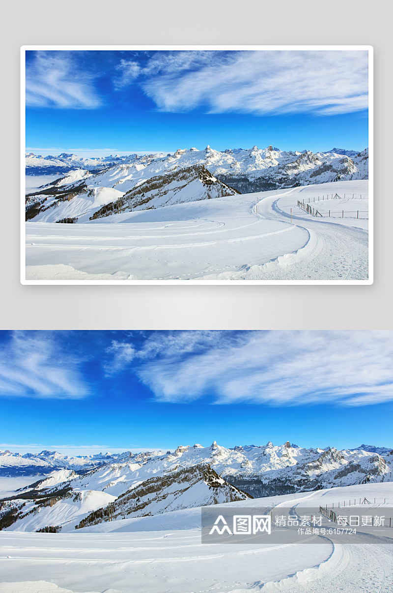 山峰冰雪山川自然风景摄影图片素材