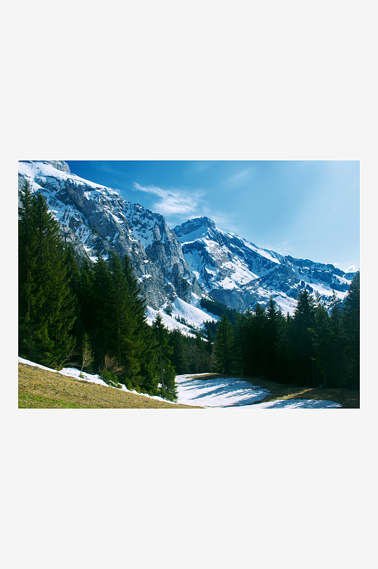 壮丽雪山山川自然风景摄影图片