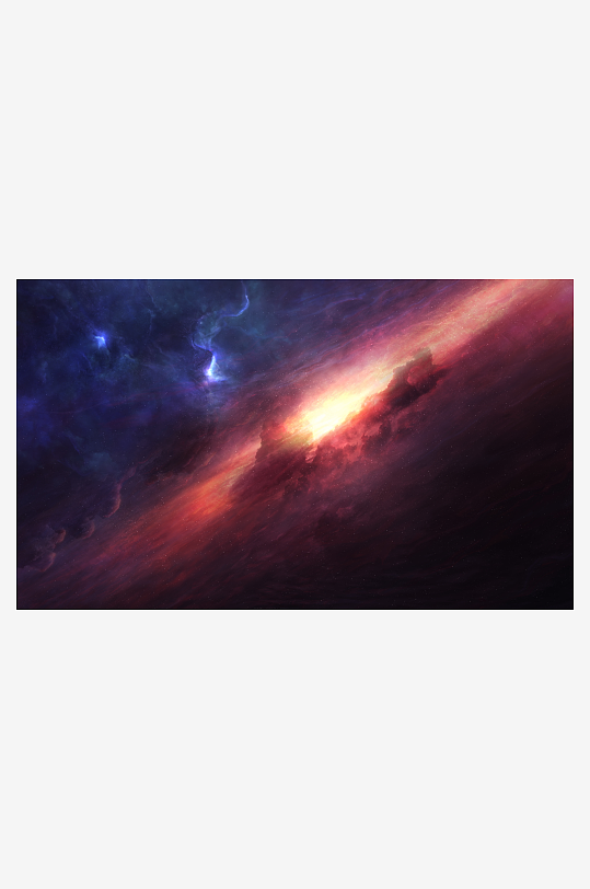 宇宙星空银河高清壁纸摄影图