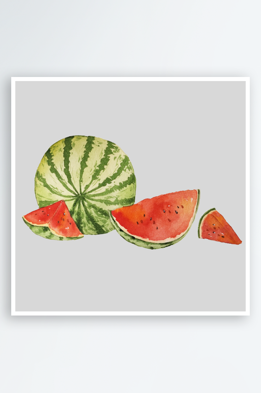 西瓜夏季水果西瓜汁PNG免扣素材素材