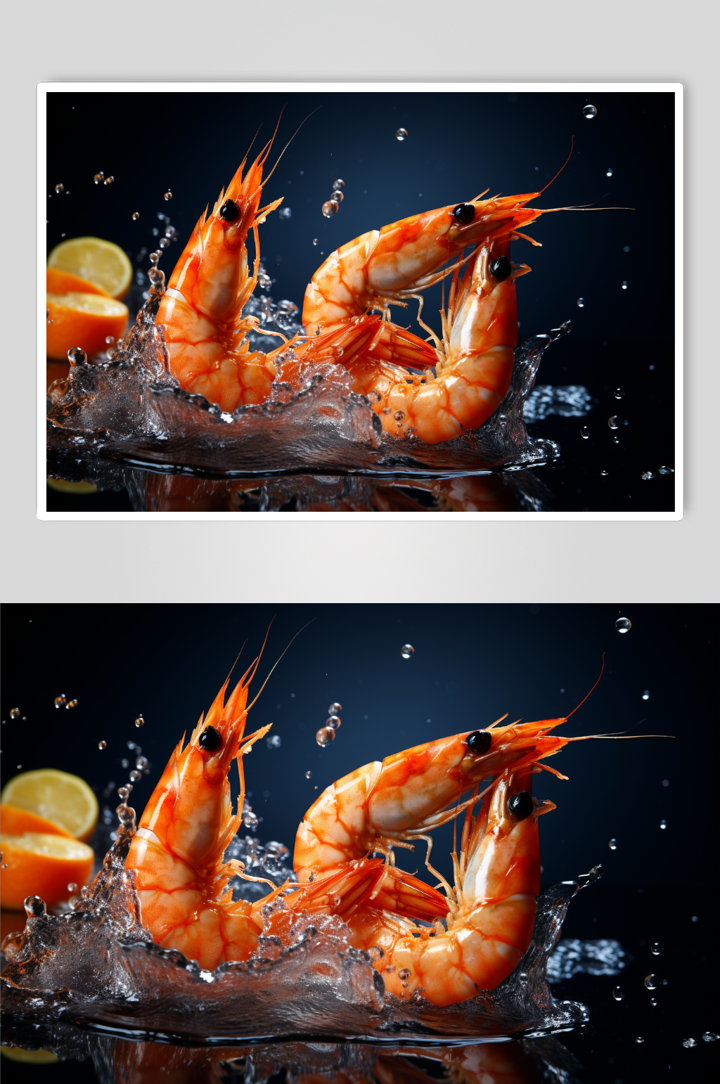 海鲜美食虾静物高清摄影图片素材