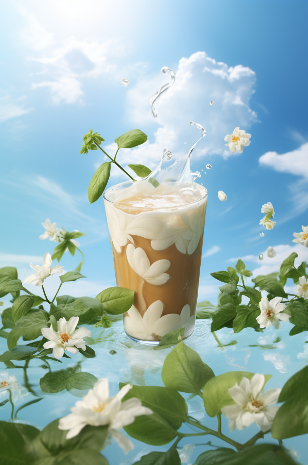 餐廳飲品奶茶創(chuàng)意美食創(chuàng)意海報(bào)攝影圖片素材