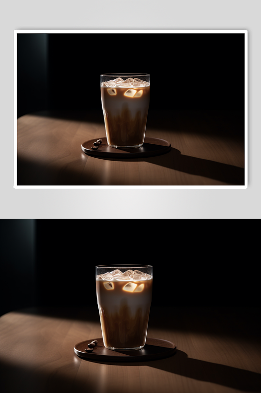 餐厅饮品奶茶咖啡创意美食创意海报摄影图片