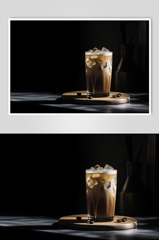 餐厅饮品奶茶创意美食创意海报摄影图片