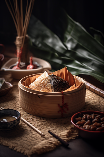 食物餐饮美食糯米鸡场景摄影图片