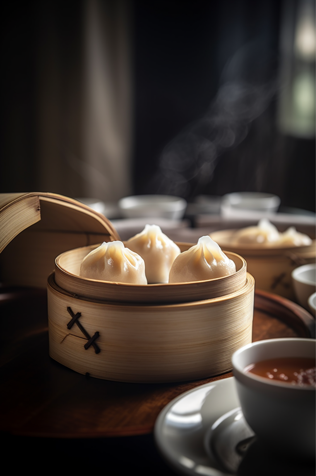 食物餐饮美食饺子包子场景摄影图片素材
