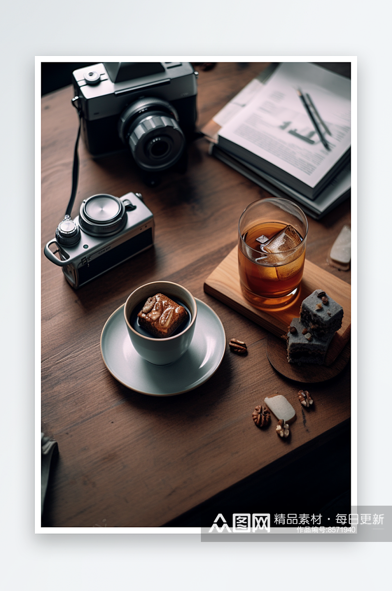 餐饮饮品美式咖啡摄影图素材