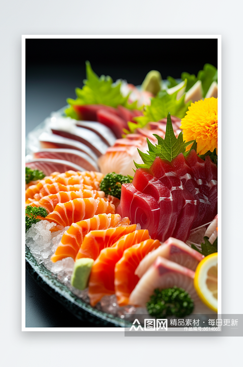 海鲜寿司日料美食餐饮摄影图素材