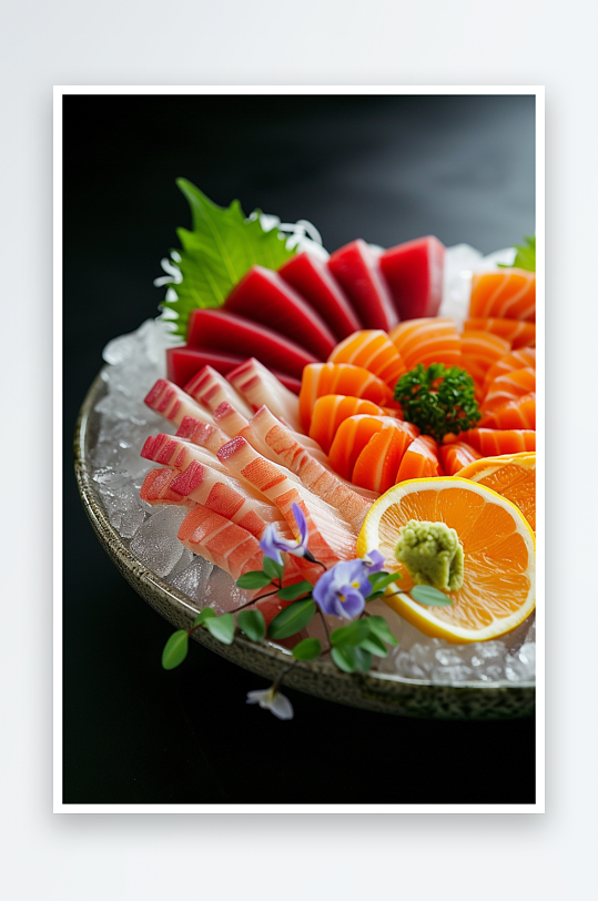 日料寿司海鲜美食餐饮摄影图