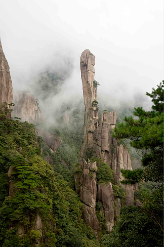 三清山高山风景摄影图