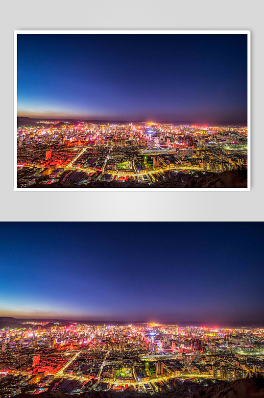 摄影图片繁华都市的夜景