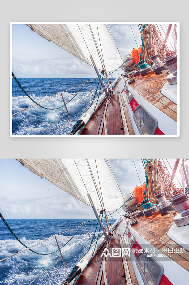 帆船游艇实拍摄影图素材