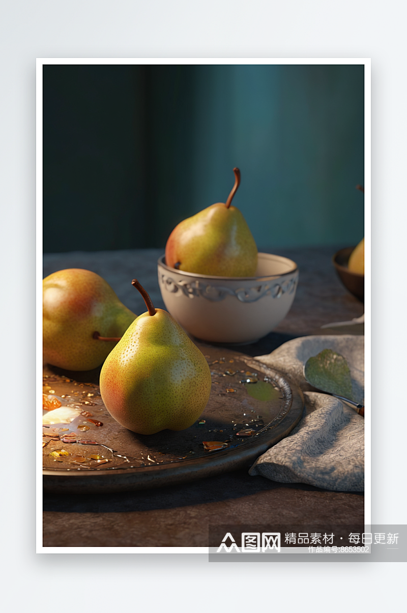 水果梨照片风景素材图片素材素材