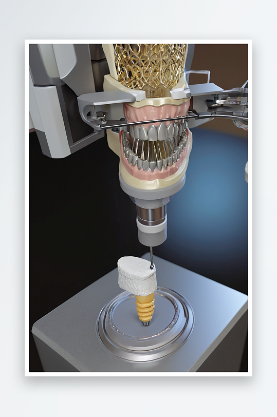 3D牙齿打印机插图图片