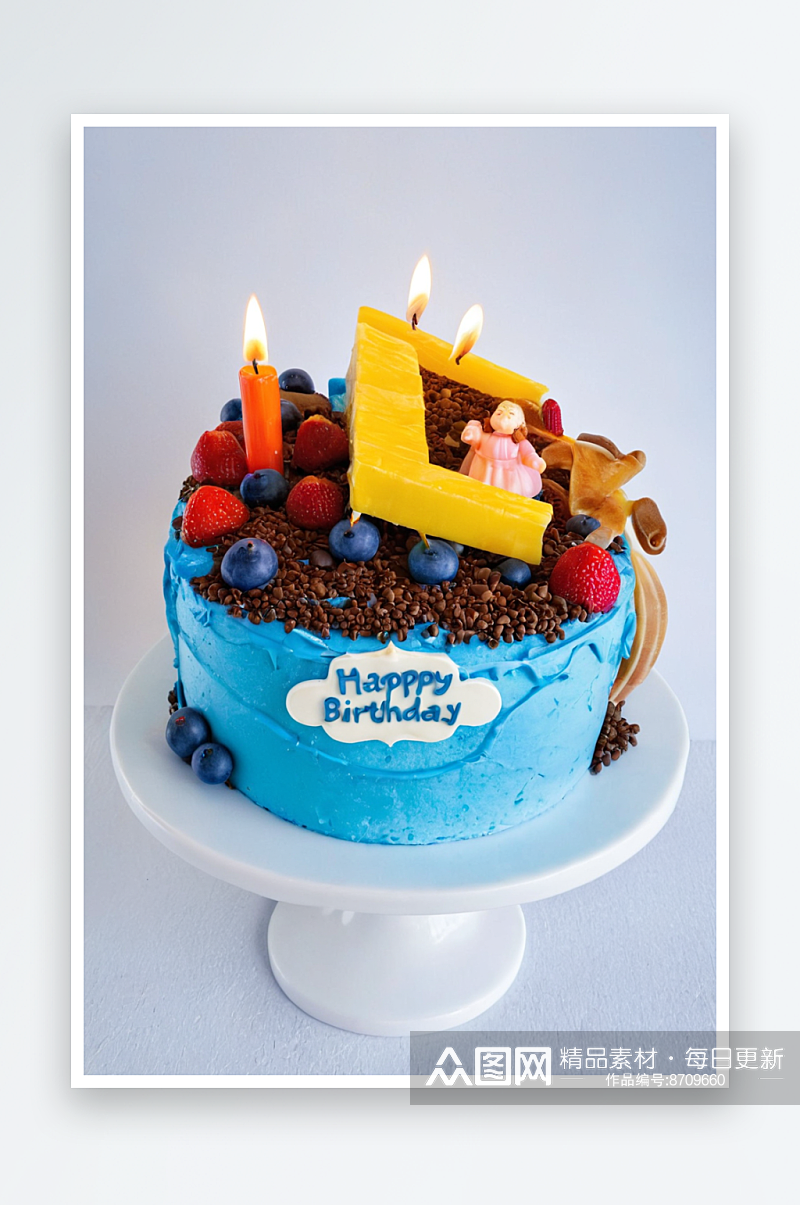 生日蛋糕祝福蛋糕图片照片素材