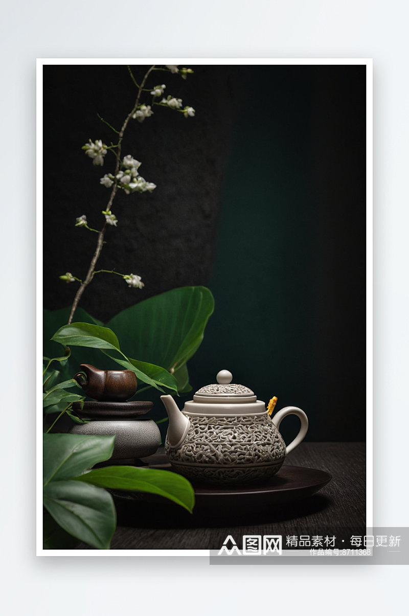 红茶毛尖绿茶茶壶茶水图片照片素材素材