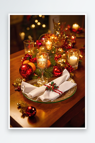 圣诞树圣诞背景小彩灯圣诞装饰物礼物礼盒