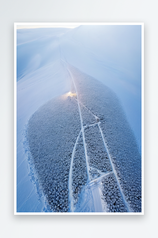 雪景白雪冰雪风景雪山图片道路