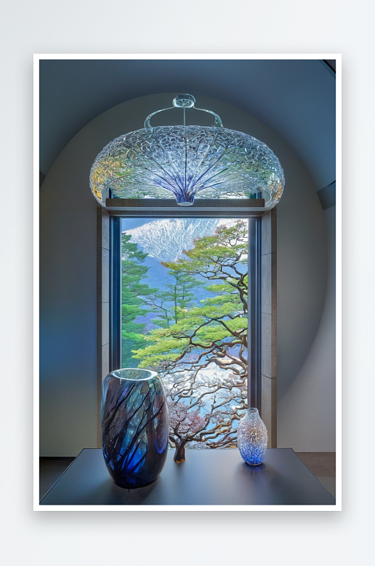 玻璃花瓶玻璃壁纸玻璃门图片照片