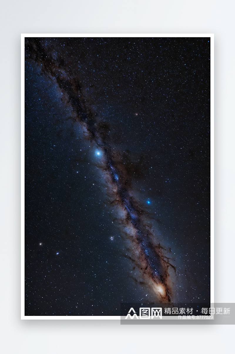 三角座仙女座星系图片素材