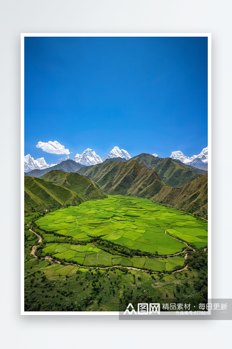 草原意境星空风景纹理山草原树木照片素材