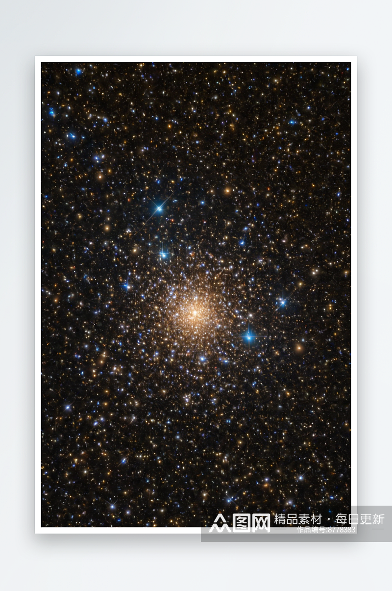 梅西耶62球状星团哈勃图像图片素材