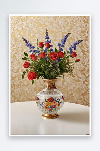 花瓶桌子上花束瓷瓶客厅花瓶桌子茶几瓶图片