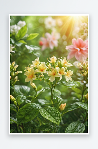 植物开花盆栽发芽绿植花朵客厅叶子图片