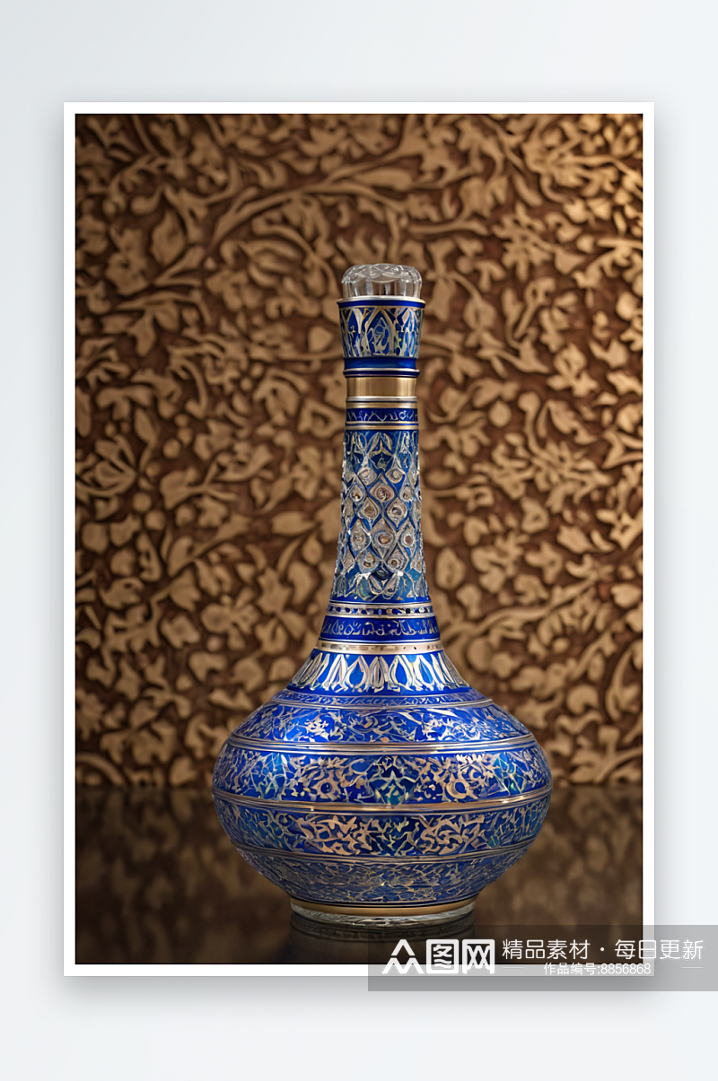 卡塔尔多哈伊斯兰艺术博物馆展品水瓶图片素材
