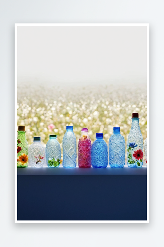 玻璃瓶包装塑料瓶空塑料瓶饮料瓶瓶子图片