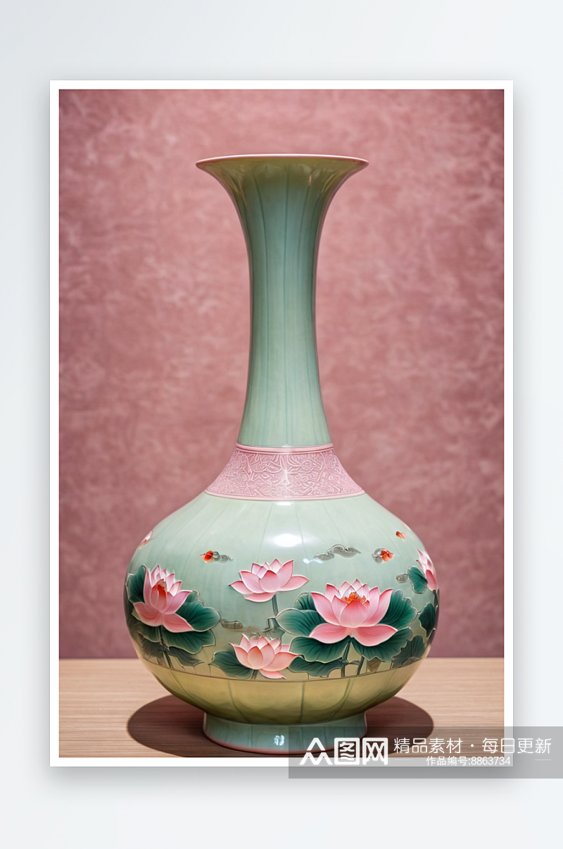 花纹花瓶青花瓷瓶瓷瓶瓷瓶故宫博物馆图片素材