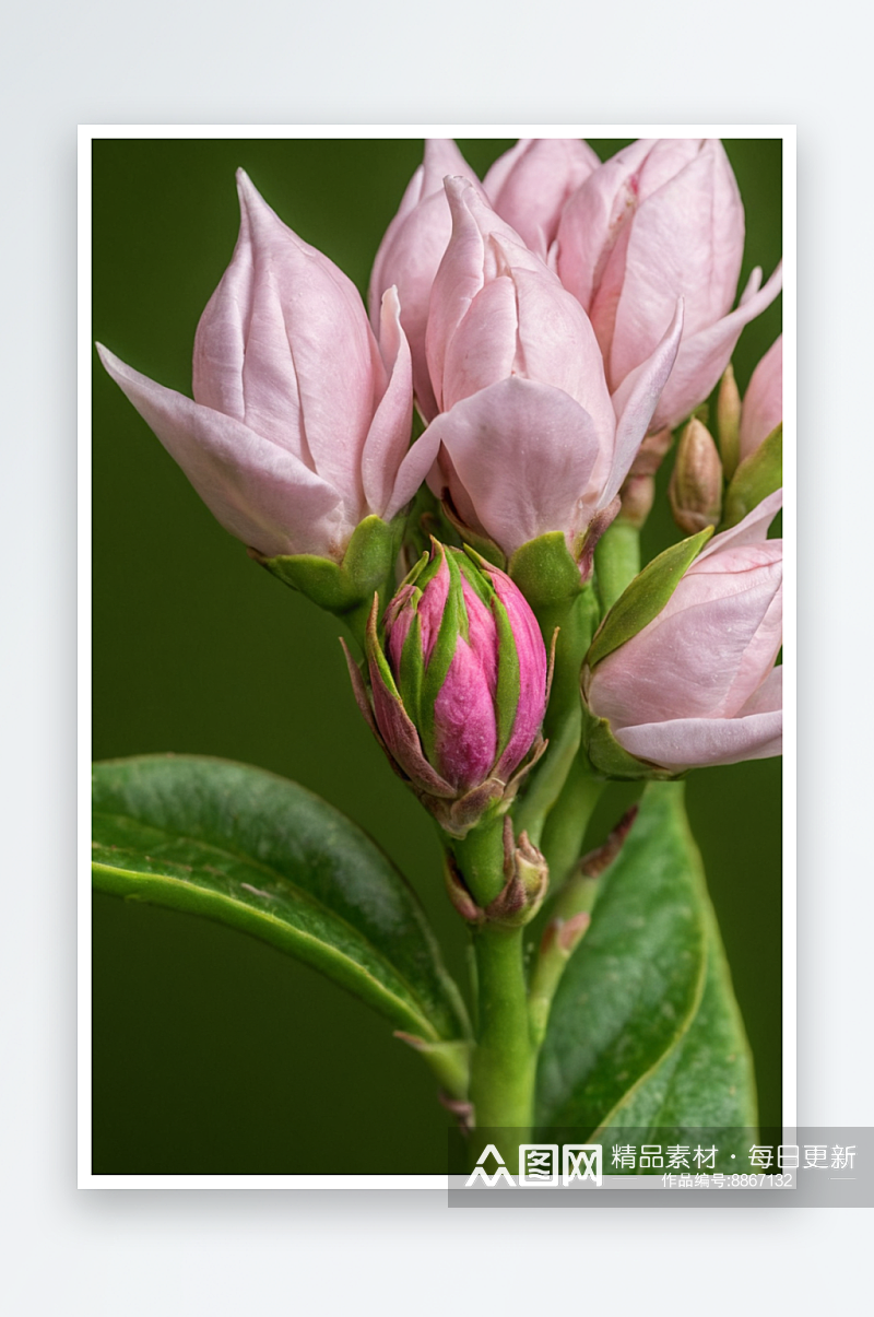 AI数字艺术植物花朵开花了摄影图素材