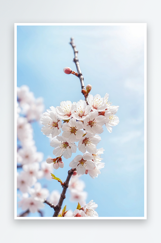 春景花朵植物自然美花草清新自然背景图片