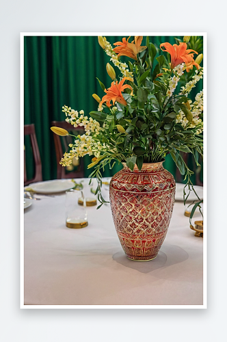 玻璃花瓶花瓶瓷瓶茶杯花束瓷花瓶图片照片