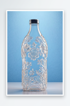 塑料瓶空瓶摄影图特写照片