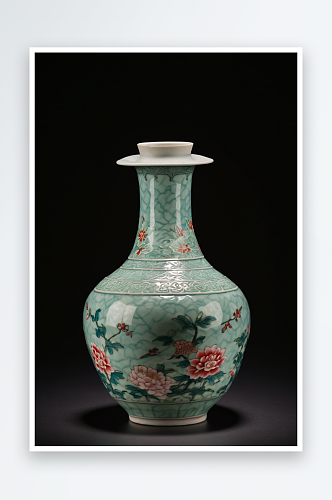 陶瓷瓷瓶花瓶瓶子摄影图特写图片