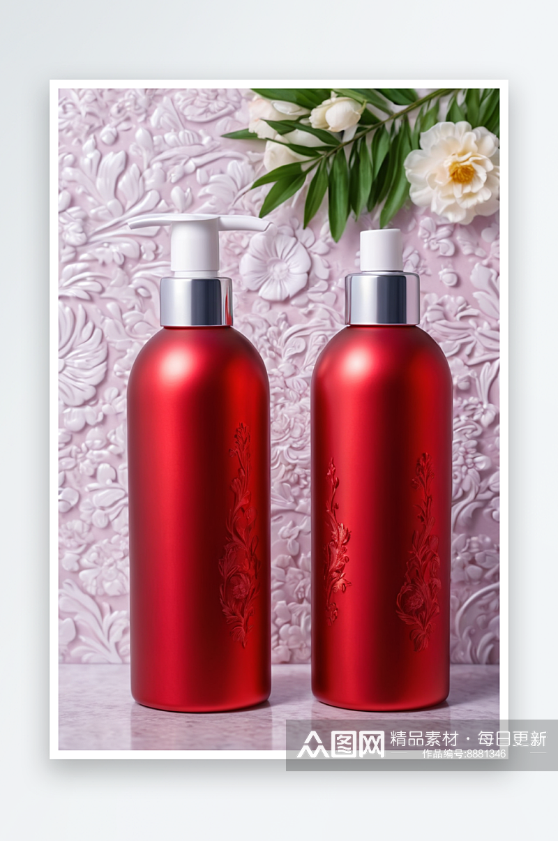 塑料瓶化妆品瓶精油瓶洗发水瓶塑料瓶图片素材