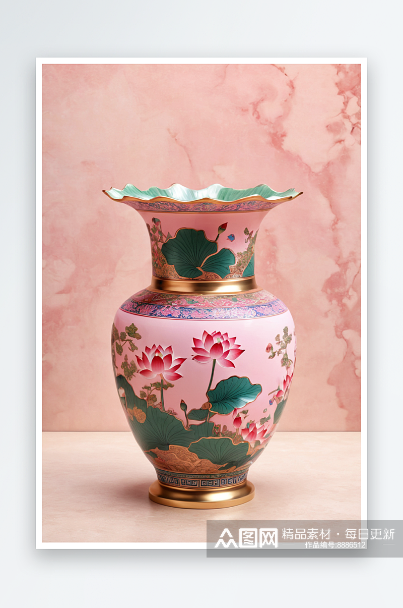 故宫陶瓷瓷瓶陶瓷瓶子照片特写照片摄影图素材