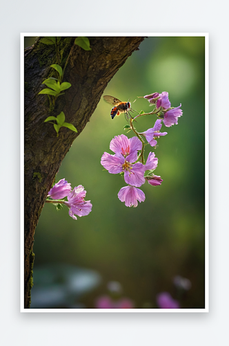 植物蝴蝶兰兰花花朵近景清新美纯净图片