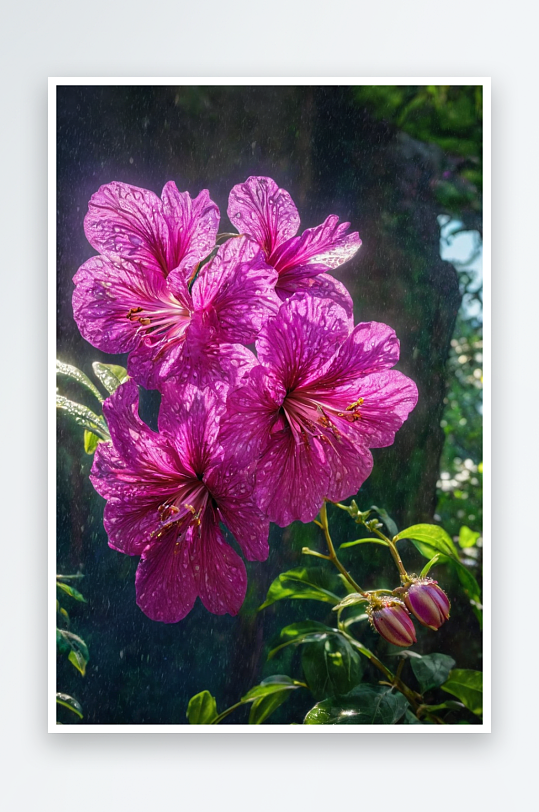 植物蝴蝶兰兰花花朵自然近景清新美纯净图片