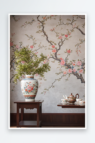 中式茶室空间图片