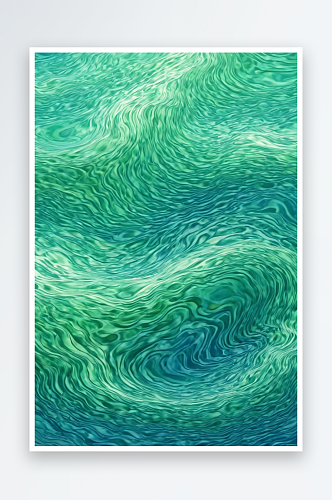 数码蓝绿色水波纹图案纹理抽象图形海报背景