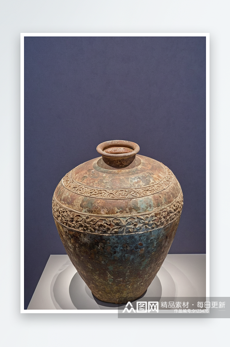 博物馆历史文化展水银瓶元代巴楚托库孜萨来素材